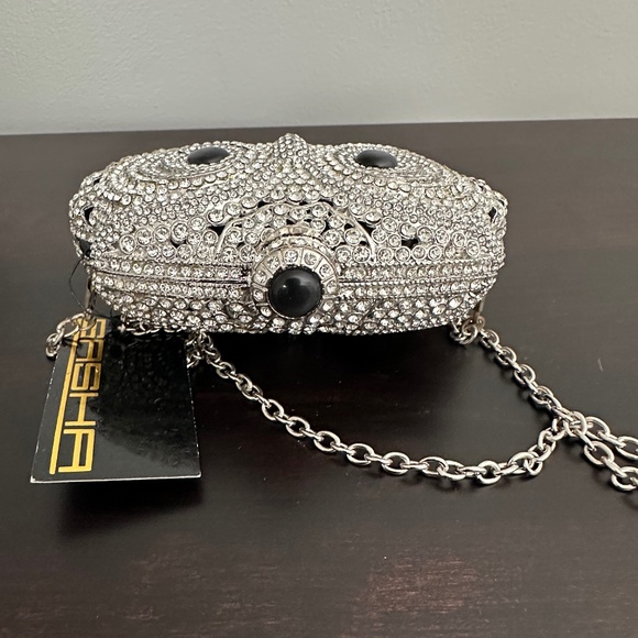 Sasha Jeweled Owl Clutch NWT - Picture 8 of 14